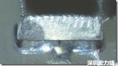 不沾錫，空焊不沾錫
