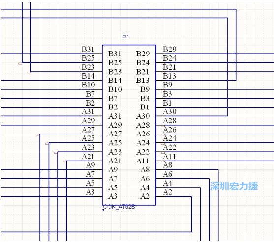雙擊 1.SchDoc，文件可以被正常打開，下圖是其中的一部分：