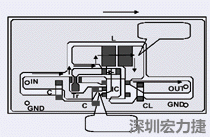 圖2：升壓電路的PCB設(shè)計示例。