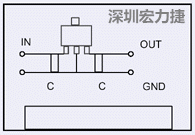 圖3：降壓電路的PCB設(shè)計示例。