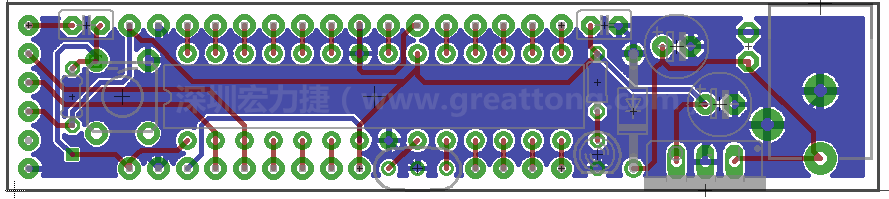 以上就是布線的所有步驟了。接下來就只剩下絲?。╯ilk-screen）、建立Gerber檔跟drill檔和送去印刷電路板廠制作的步驟。