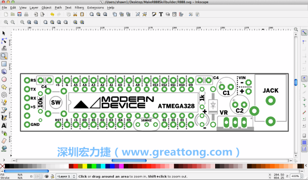 既然你有一個以電路板為背景的清晰影像了，使用向量工具將要絲印的圖像畫在上面吧，下面有一個例子。