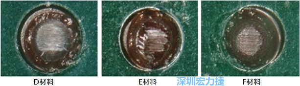 圖14- 冷球拉力試驗(yàn)后，光學(xué)顯微鏡下的失效模式